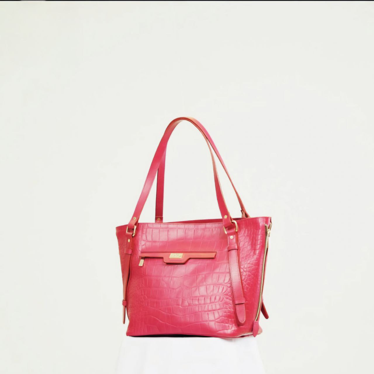 Women's Leather Hand Bag – Chic Frame Accessory Purse for Essentials